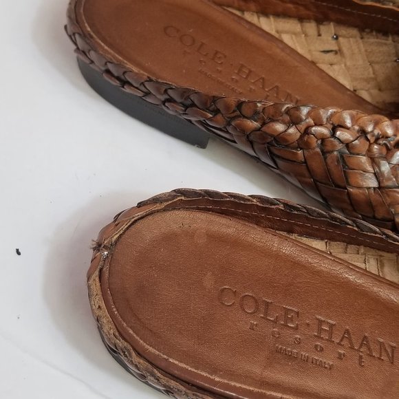 Cole Haan Resort Toffee Women's Woven Sandal Flats - Picture 3 of 8